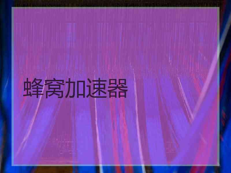 蜂窝加速器