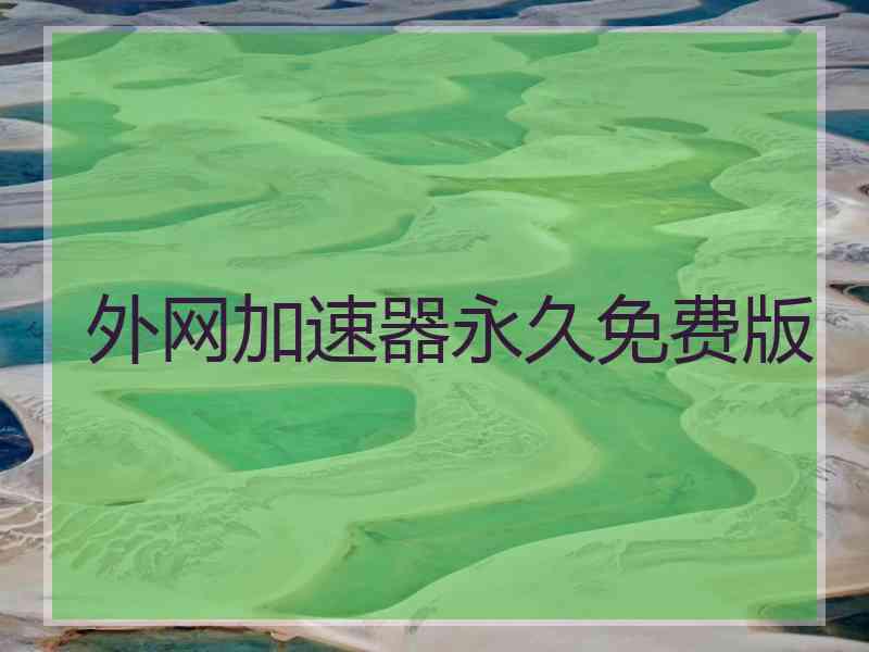 外网加速器永久免费版