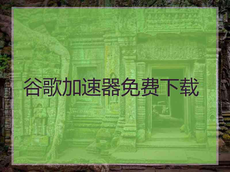 谷歌加速器免费下载