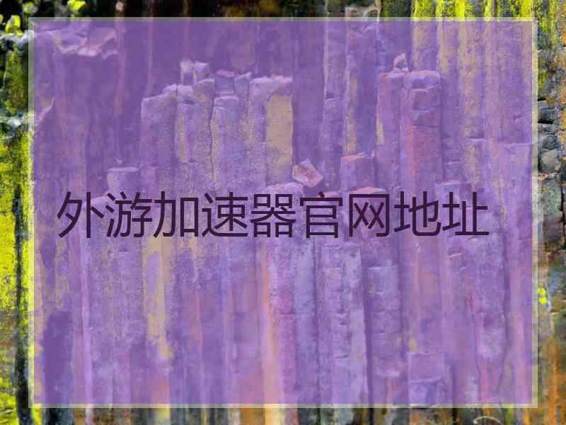 外游加速器官网地址